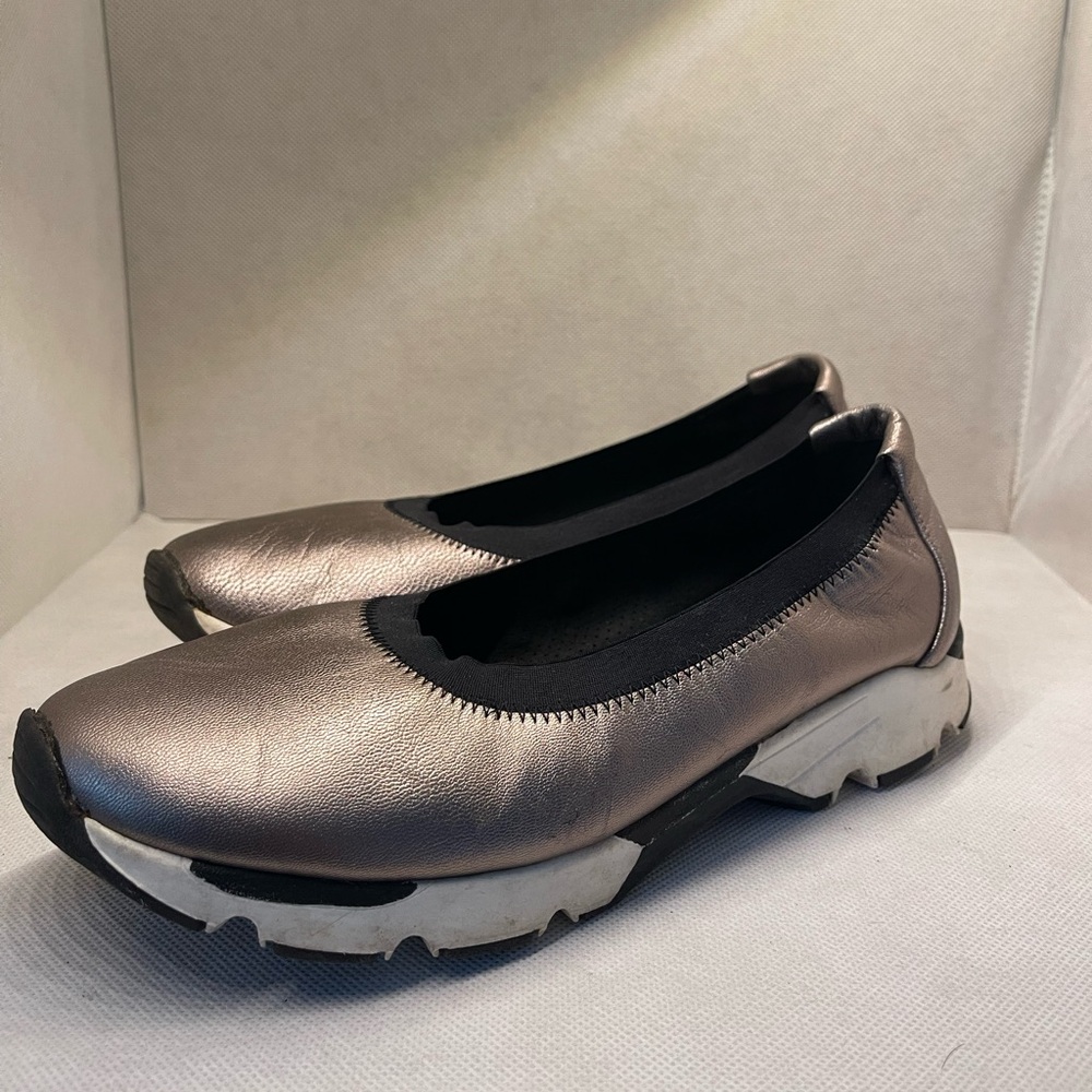 All Black Leather Tennis Shoes! Used but still comfortable!